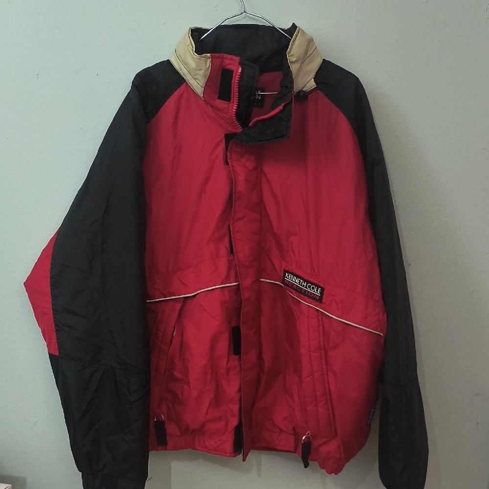 Kenneth Cole Red and Black Jacket